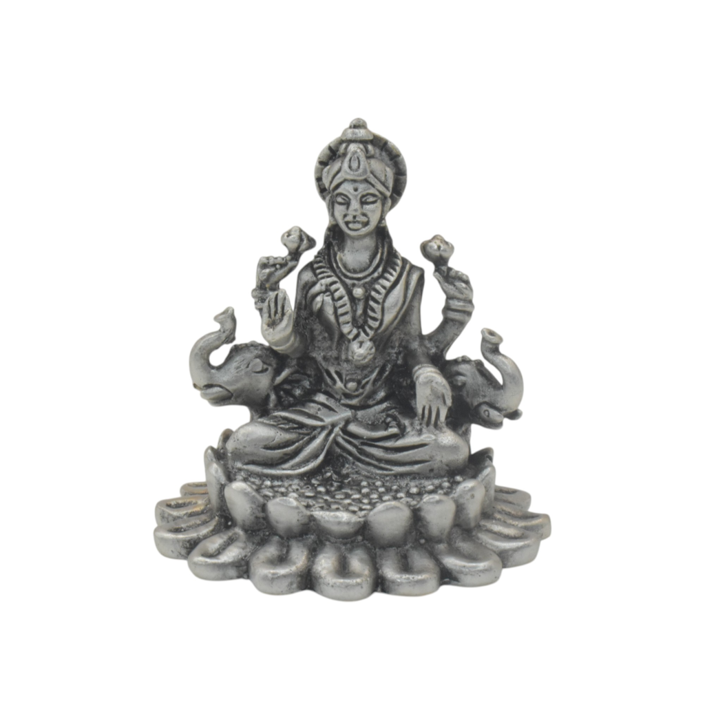 92.5 sterling silver lakshmi idol
