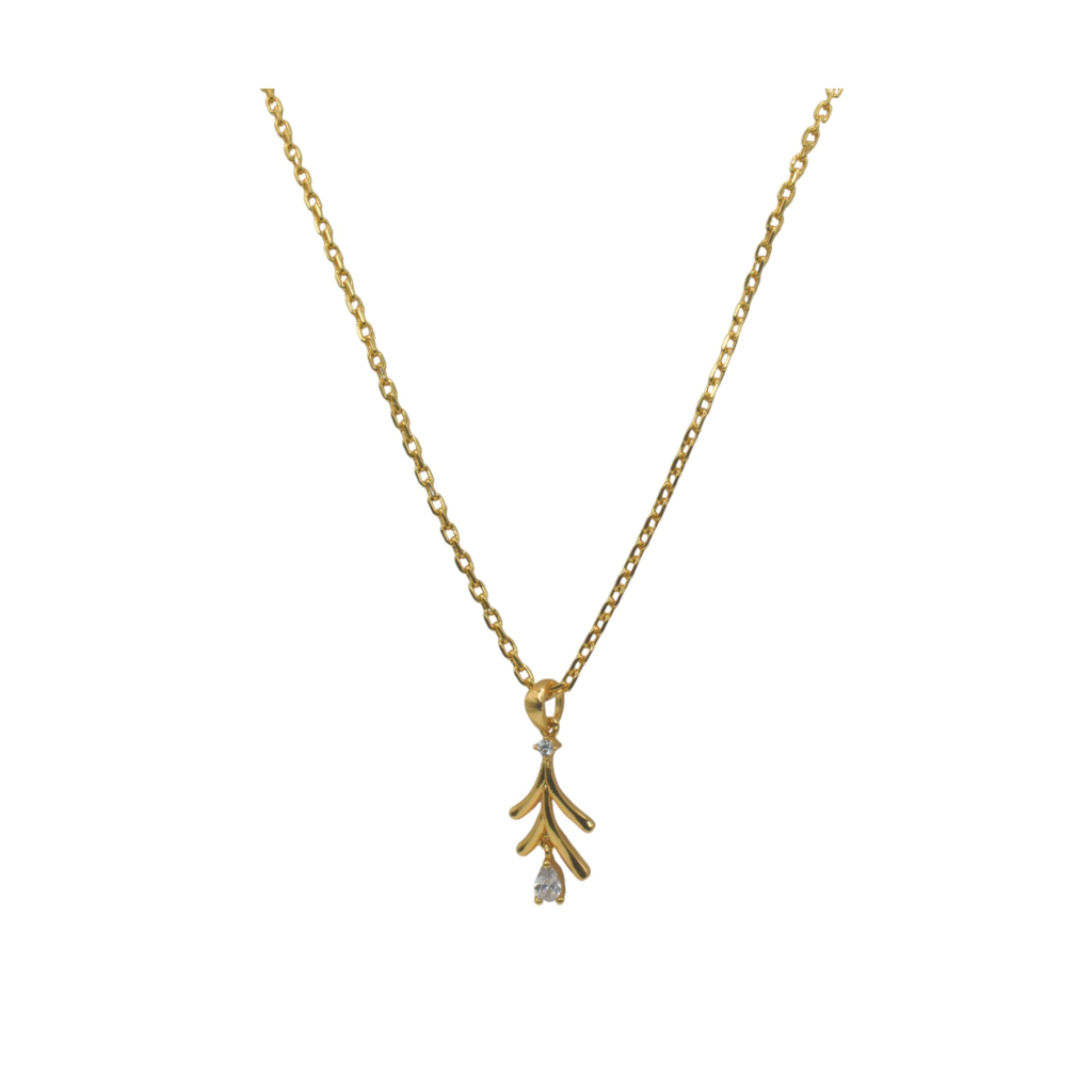 GOLD PLATED  SILVER CHAIN 92.5